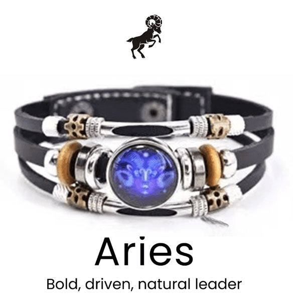 Astrological Sign Luminous Bracelet Super Bright In The Dark