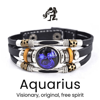 Astrological Sign Luminous Bracelet Super Bright In The Dark
